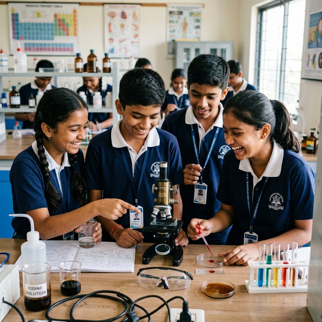 AEMS Students participating in Science in Action