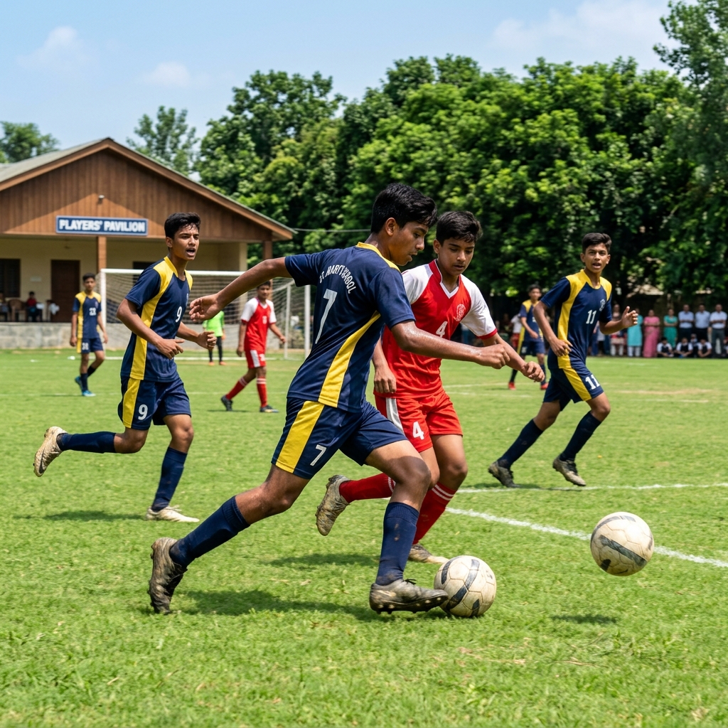 AEMS Students participating in Sports Training